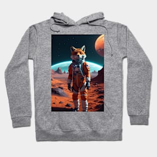 Cosmic Vulpine Odyssey Hoodie